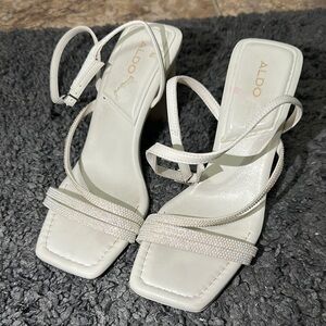 ALDO Women's White Strappy Sandals